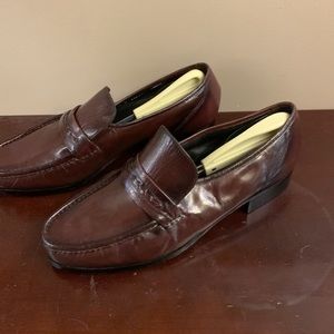 Nunn Bush brown leather loafers